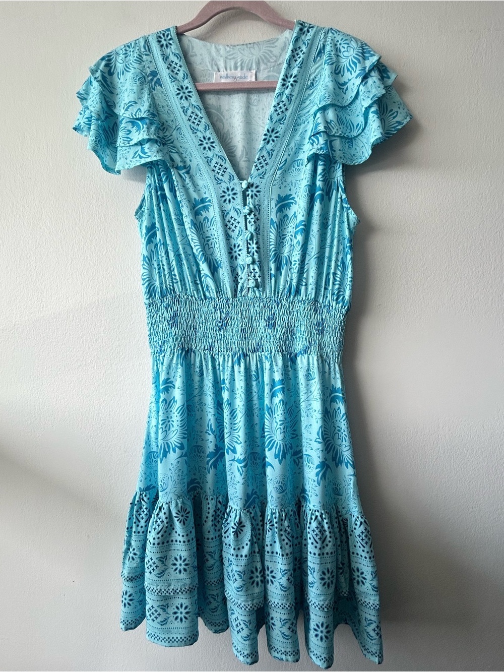NWOT Walker & Wade Zoey Dress in turquoise